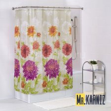 Штора для ванной Autumn Chrysanthem