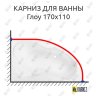 Карниз для ванны Sensea Глоу 170 Усиленный 20 мм MrKARNIZ фото 1